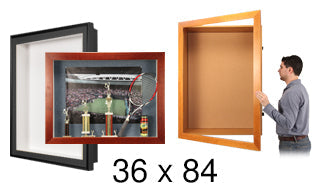36x84 Shadow Box Display Cases