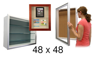 48x48 Shadow Box Display Cases