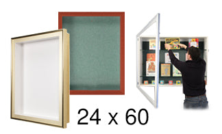24x60 Shadow Box Display Cases