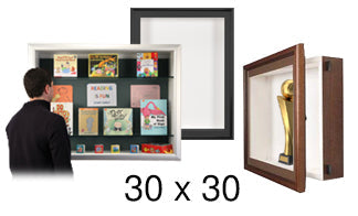 Shadowboxes Size Shop Patented Swing Open Shadow Box Display Cases by Size – Shadowboxes