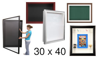 30x40 Shadow Box Display Cases