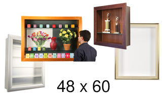 48x60 Shadow Box Display Cases