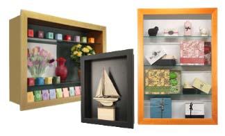 OPEN - Shadow Box Wooden Framed Display Cases