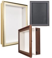 Swing-Open Wall Display Cases – Shadowboxes