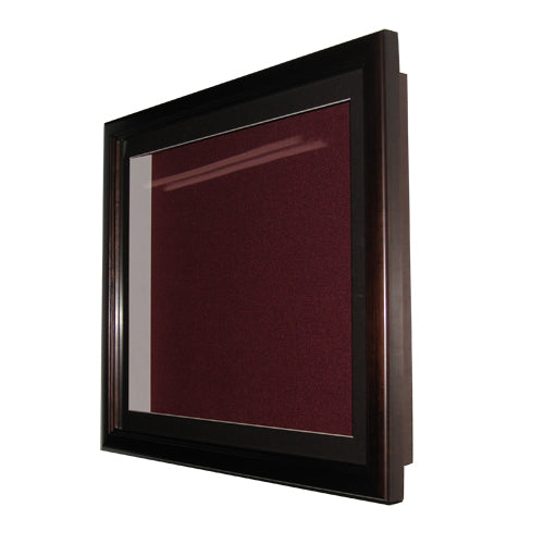 30x40 Designer Wood Shadow Box Display Case w Cork Board 2 Inch Deep ...