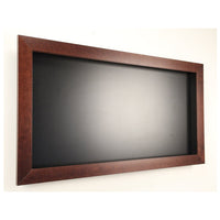 OUR ENCLOSED 6 INCH DEEP LARGE WOOD SHADOWBOXES CAN BE BUILT LANDSCAPE ORIENTATION