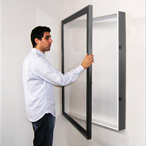 Recessed Shadowboxes SwingFrame Designer Metal Framed Shadow Box 4