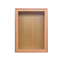 Large Designer Wood Framed Shadow Box SwingFrames 4" Deep