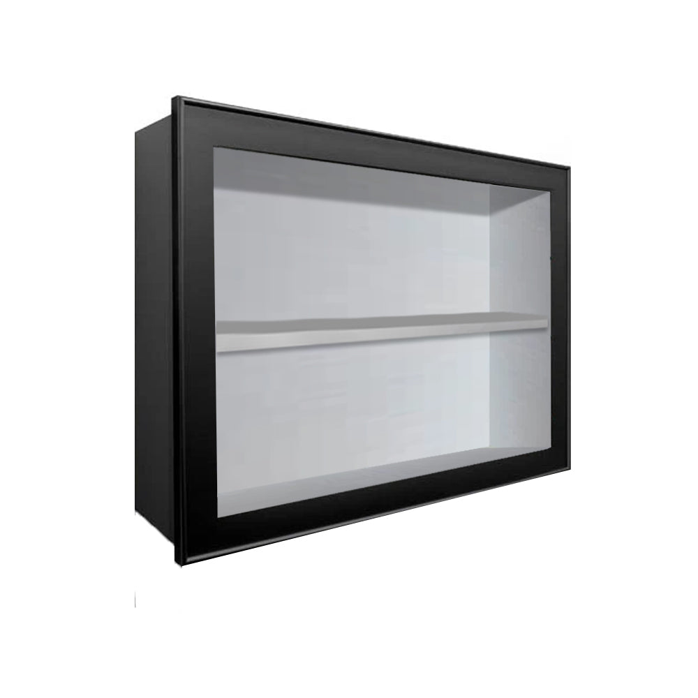 Designer Metal Shadow Box Swingframes with Wood Shelves (8