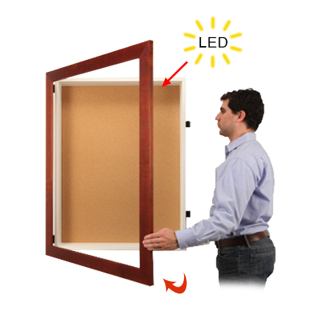 Recessed Shadowboxes LED Lighting Large Wall Shadow Boxes 3
