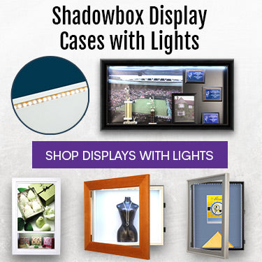 Shadow Boxes Display Cases | USA Manufacturer | Large, Deep & Custom ...