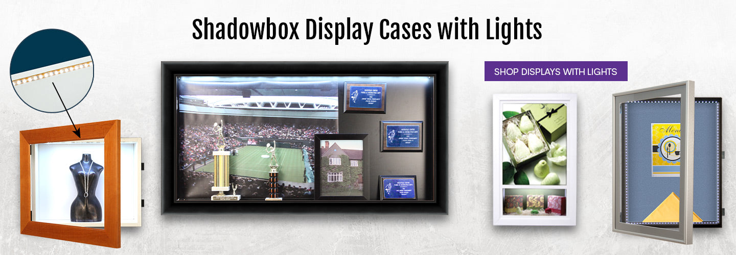 Shadow Box Dispay Shadow Boxes Display Cases | USA Manufacturer | Large, Deep & Custom ...