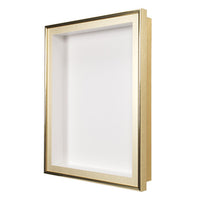 SwingFrame Designer Wall Display Case 3" Deep | Swing Open Metal Framed in 10+ Sizes and 5 Finishes