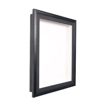 SwingFrame Wood Framed Shadowboxes | 2" Deep Shadow Box Display Cases