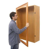 SwingFrame Designer Large Wood Framed Shadow Box 2-Inch Deep 25+ Sizes and Custom